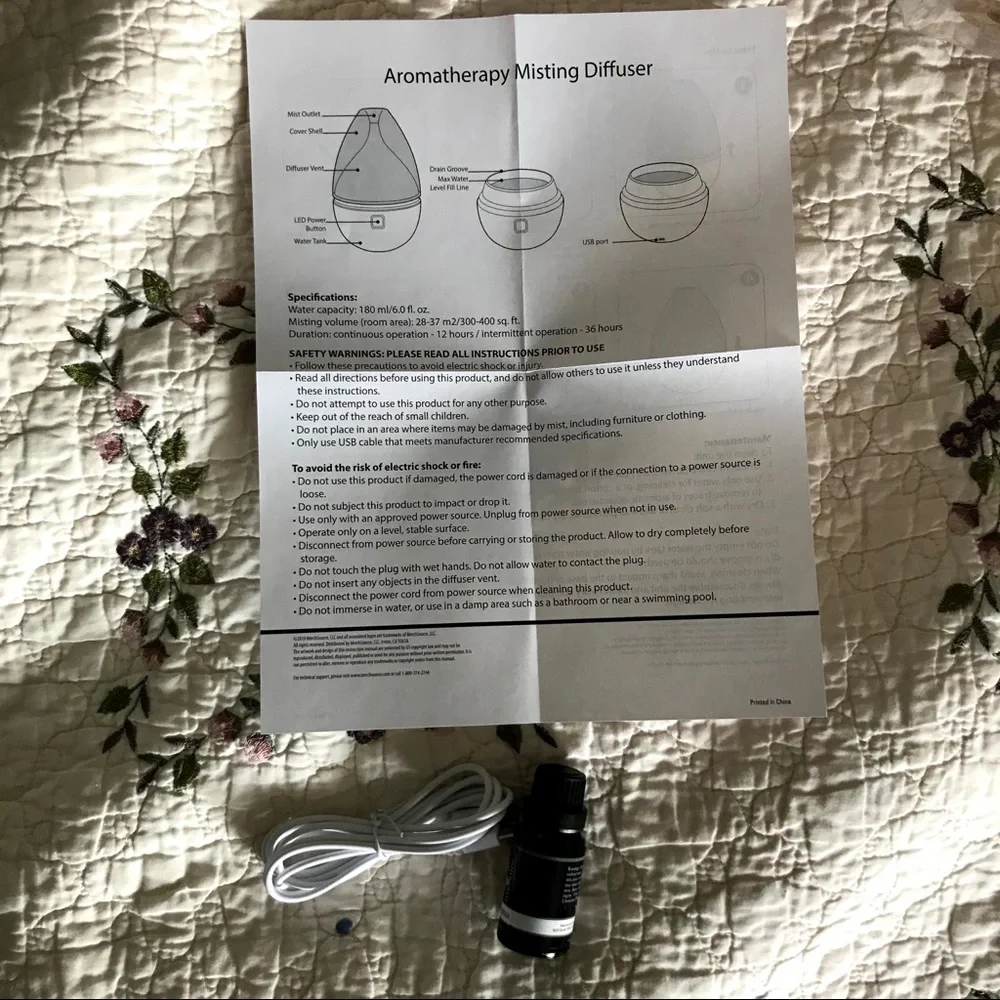 Brand new Aromatherapy diffuser